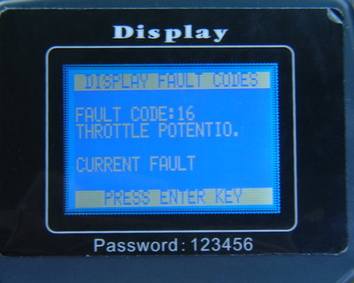 Throttle potentiometer