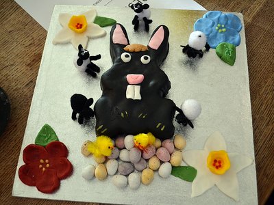 The Black rabbit cake